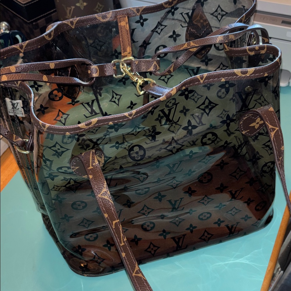 Transparent Designer Tote Bag - Picture 4 of 4